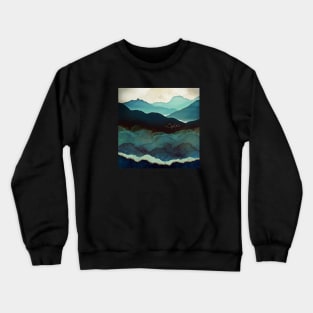 Indigo Mountains Crewneck Sweatshirt